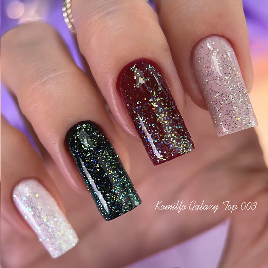 Топ для ногтей Komilfo Galaxy Top 003, 8 мл, Цвет: 0036