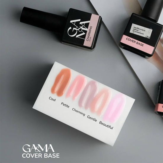 Камуфлююча база GA&MA Cover base Petite Limited 15 мл, Об`єм: 15 мл, Колір: Petite3