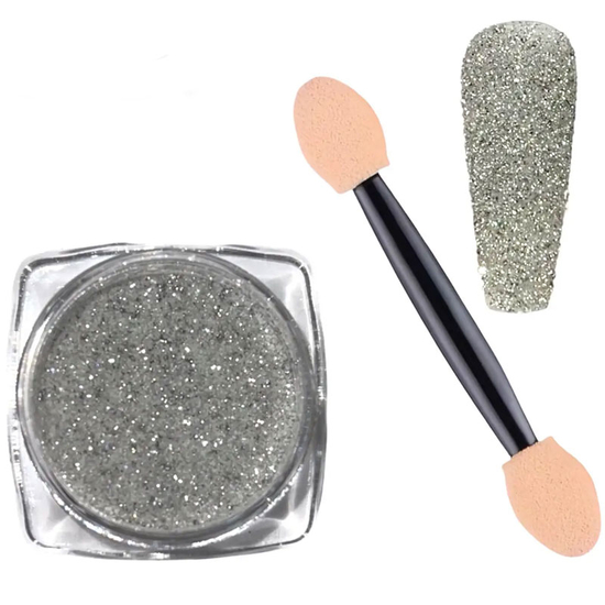 Светоотражающая втирка Diamond Powder для дизайна ногтей №14, Цвет: 143