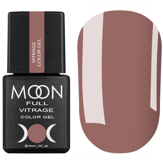 Гель-лак для ногтей MOON FULL Vitrage Collor Gel №09, 8 мл, Цвет: 09