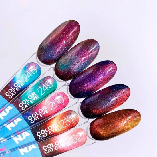Гель-лак LUNA Color Cat Eye №250 13 мл, Цвет: 2504
