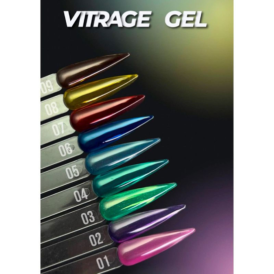Гель-лак для ногтей MOON FULL Vitrage Collor Gel №06, 8 мл, Цвет: 063