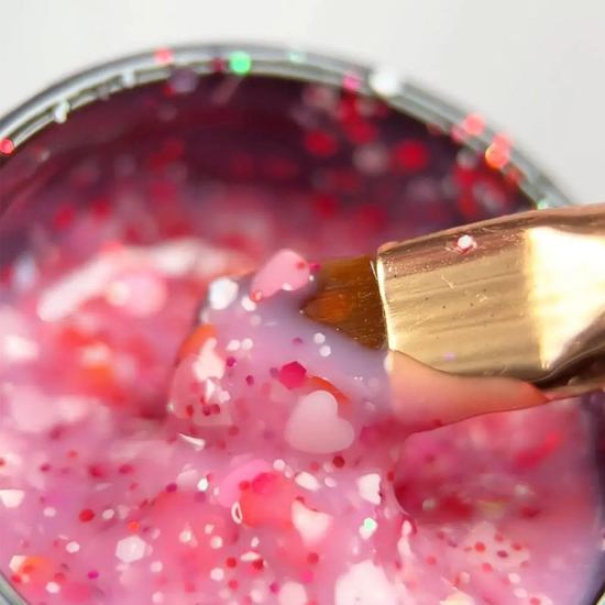 Глиттер гель DANNY "Love" №01 8 мл, Цвет: 012