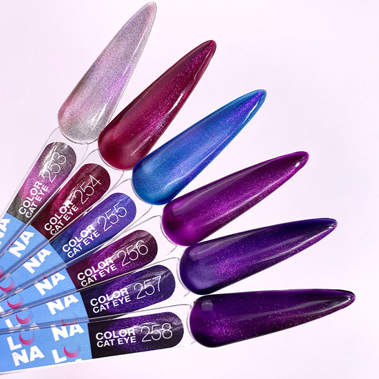 Гель-лак LUNA Color Cat Eye №253 13 мл, Колір: 2536