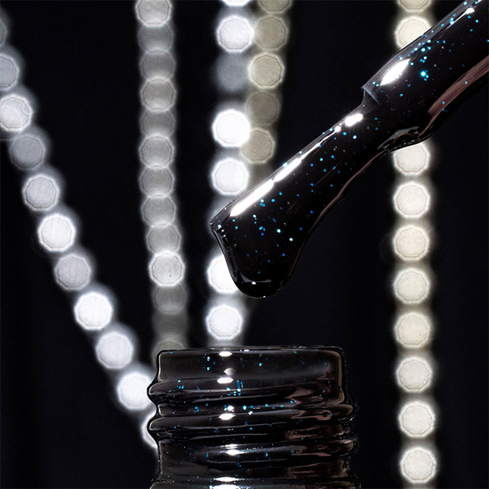 Гель-лак Komilfo "Black Blue" 8 мл, Цвет: Blue2