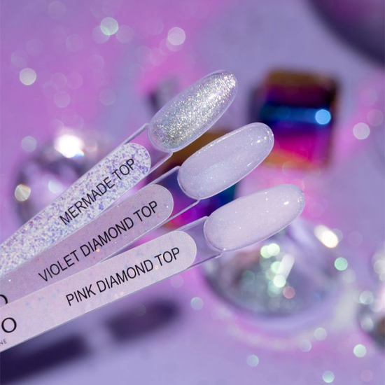 Топ для гель-лака без липкого слоя Komilfo Pink Diamond Top, 8 мл3