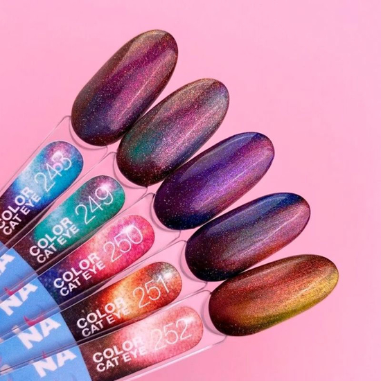 Гель-лак LUNA Color Cat Eye №250 13 мл, Колір: 2502