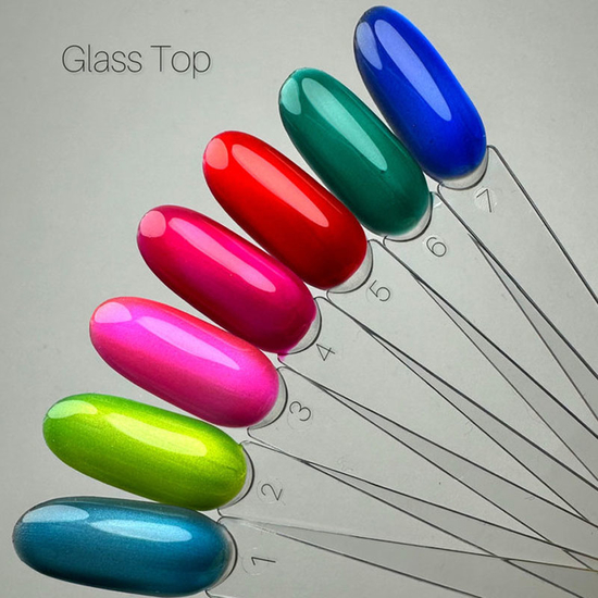 Витражный топ без липкого слоя SAGA GLASS 01, 9 мл, Цвет: 014