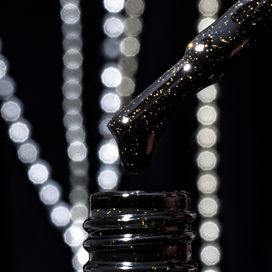 Гель-лак Komilfo "Black Gold" 8 мл, Цвет: Gold2