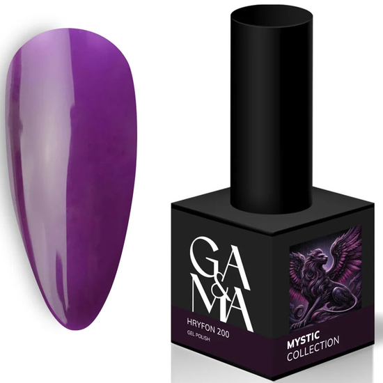 Гель-лак GA&MA Mystic collection 200 Hryfon / Містік колекція 200 Грифон 10 мл, Колір: 200