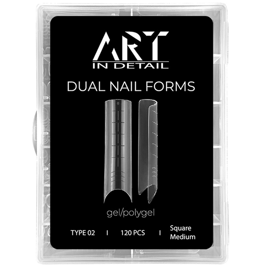 Многоразовые верхние формы ART Dual Nail Forms, Type 02, Размер: 02
