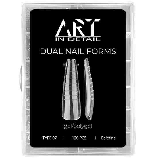 Многоразовые верхние формы ART Dual Nail Forms, Type 07, Размер: 07