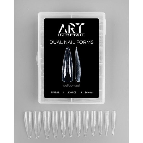Багаторазові верхні форми ART Dual Nail Forms, Type 05, Розмір: 053