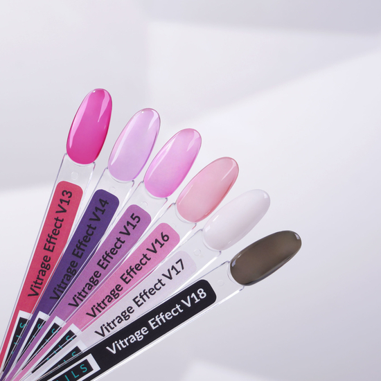 Гель-лак Kira Nails Vitrage №V18 (чорний, вітражний), 6 мл, Колір: 183