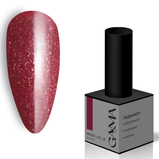 Моно Лак GA&MA Mono Lac 016 6 мл, Об`єм: 6 мл, Колір: 016