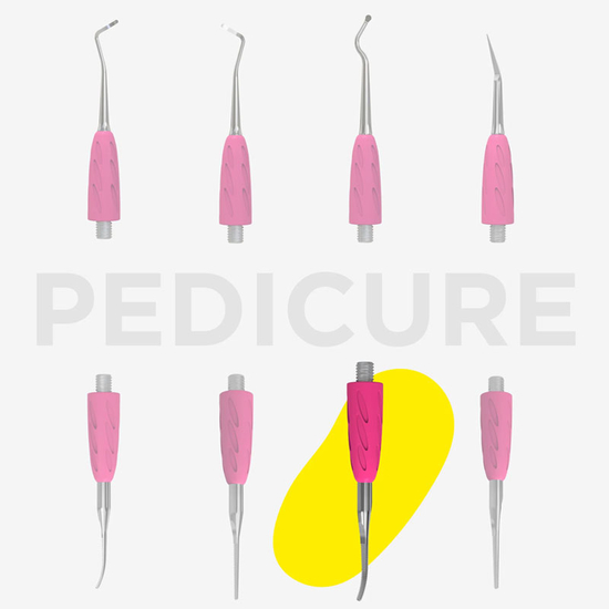 Рабочая часть лопатки Staleks Combo UNIQ 31 кюретка (загиб слева), Размер: UNIQ 315