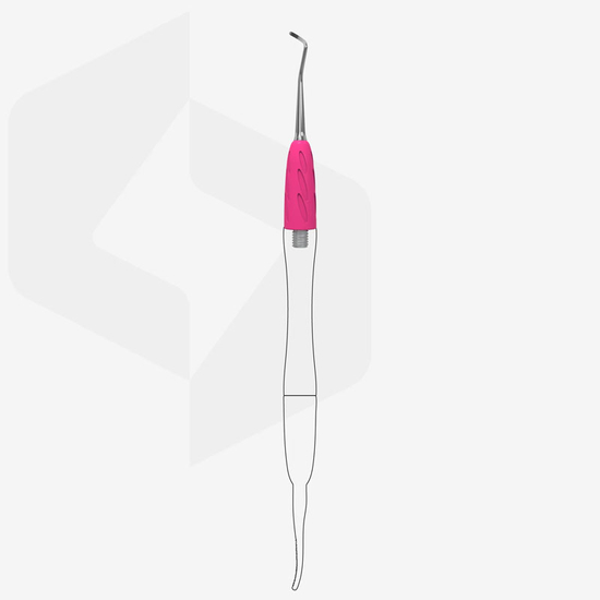 Рабочая часть лопатки Staleks Combo UNIQ 32 кюретка (загиб справа), Размер: UNIQ 323