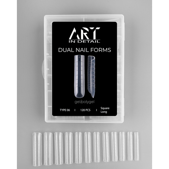Многоразовые верхние формы ART Dual Nail Forms, Type 06, Размер: 063