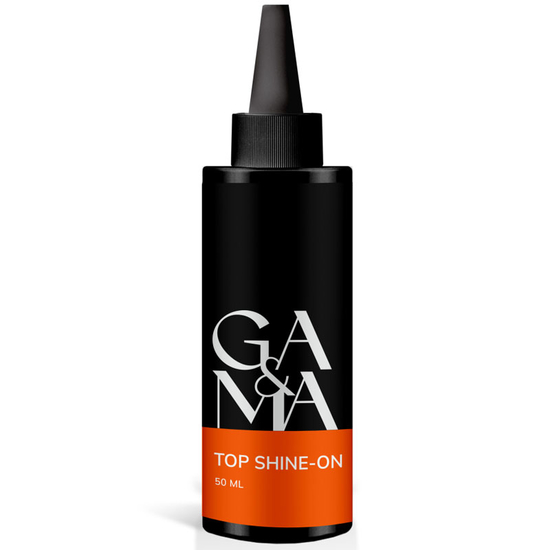 Топ для гель-лака без ЛС с УФ фильтром GA&MA Топ Shine-On 50 мл, Объем: 50 мл