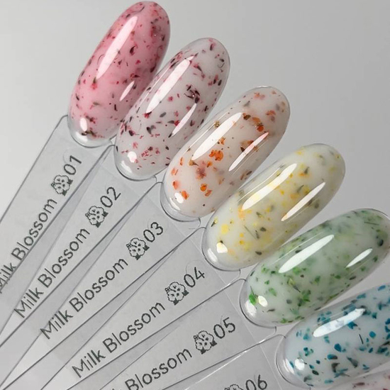 Гель с сухоцветами DANNY Milk Blossom Gel №06 8 мл, Цвет: 068