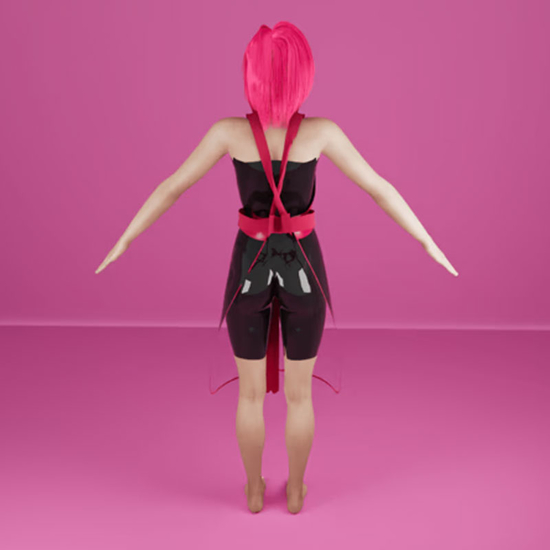 Фартук для мастера маникюра LUNA3