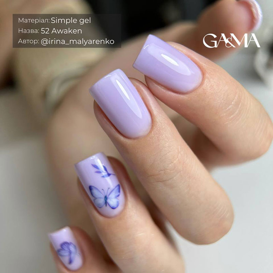 Гель для укрепления и наращивания GA&MA Simple Gel №052 Awaken 15 мл, Объем: 15 мл, Цвет: 0524