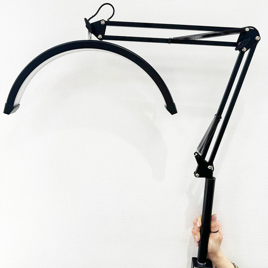 Лампа настольная бестеневая на струбцине., Black, Цвет: Black2