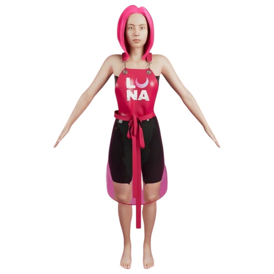 Фартук для мастера маникюра LUNA