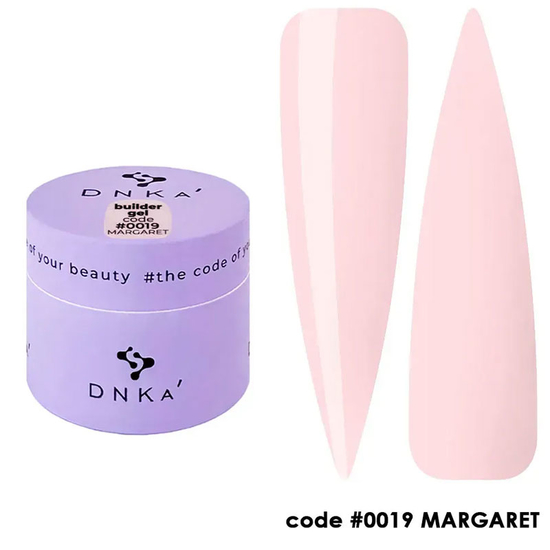 Гель для наращивания DNKa Builder Gel №0019 Margaret 15 мл, Объем: 15 мл, Цвет: 0019