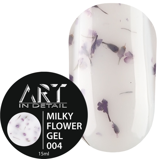 ART Builder Gel Milky Flower №004, 15 мл, Цвет: 0042