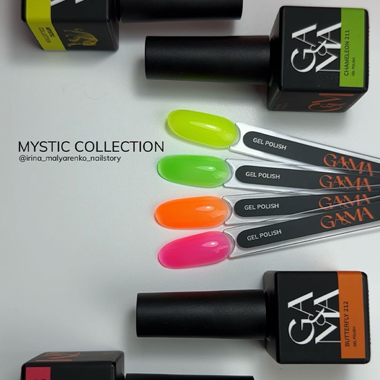 Гель-лак GA&MA Mystic collection 213 Flamingo / Містік колекція 213 Фламінго 10 мл, Колір: 2139