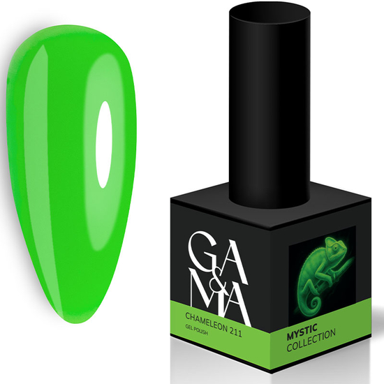 Гель-лак GA&MA Mystic collection 211 Chameleon / Містік колекція 211 Хамелеон 10 мл, Колір: 211