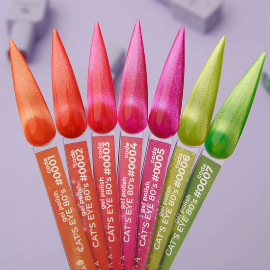 Гель-лак DNKa Color Gel Polish Cat's Eye №0007 80's 12 мл, Цвет: 00072