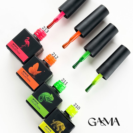 Гель-лак GA&MA Mystic collection 210 Jaguar / Мистик коллекция 210 Ягуар 10 мл, Цвет: 2104