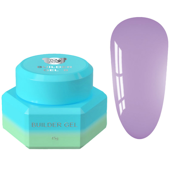 Гель для наращивания You Are Cute Builder Gel №8 15 мл, Объем: -15 мл, Цвет: 8
3