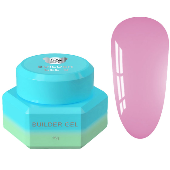 Гель для наращивания You Are Cute Builder Gel №9 15 мл, Объем: -15 мл, Цвет: 9
