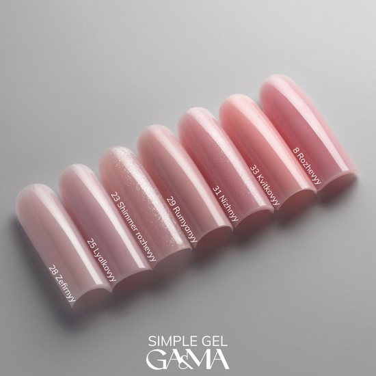 Гель для зміцнення та нарощування GaMa Simple Gel №029 50 мл, Об`єм: 50 мл, Колір: 0293