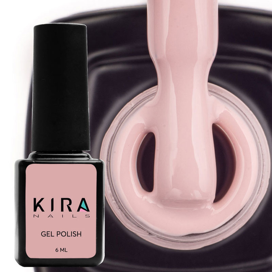 Гель-лак Kira Nails №046 (світлий бежево-рожевий, емаль), 6 мл3