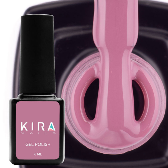 Гель-лак Kira Nails №092 (темно-бузковий, емаль), 6 мл2
