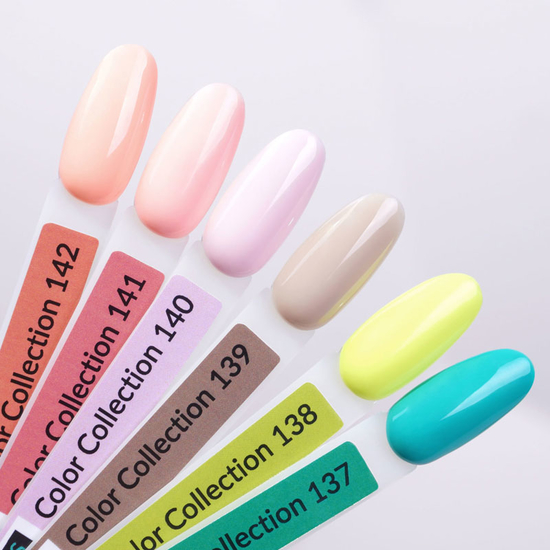 Гель-лак Kira Nails №141 (бежево-рожевий, емаль), 6 мл4