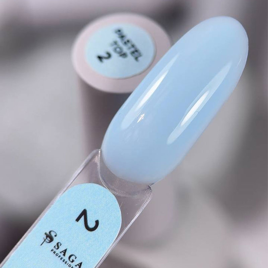 Топ без липкого слоя SAGA Pastel Top №02 10 мл, Цвет: 022