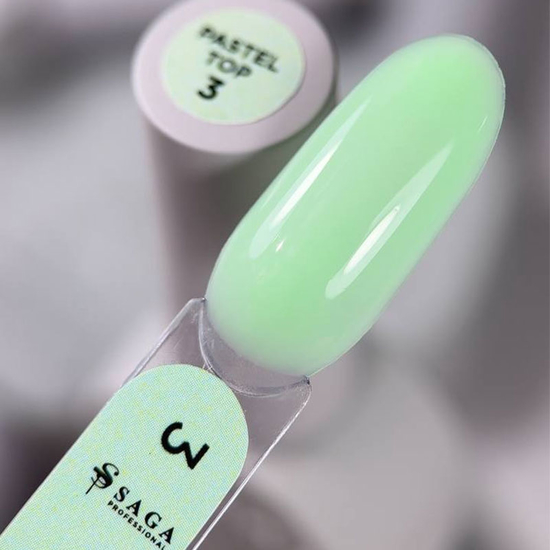 Топ без липкого слоя SAGA Pastel Top №03 10 мл, Цвет: 032