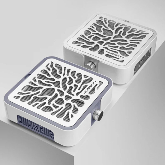 Вытяжка для маникюра MUSSON X3 72 Вт SILVER, Цвет: Silver3