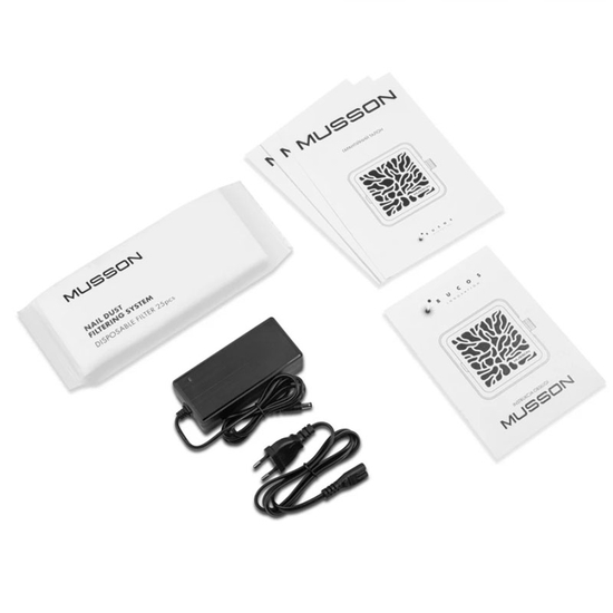 Вытяжка для маникюра MUSSON X3 72 Вт SILVER, Цвет: Silver5