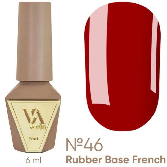 Valeri Base Color №046 (класичний червоний), 6 мл, Об`єм: 6 мл, Колір: 046