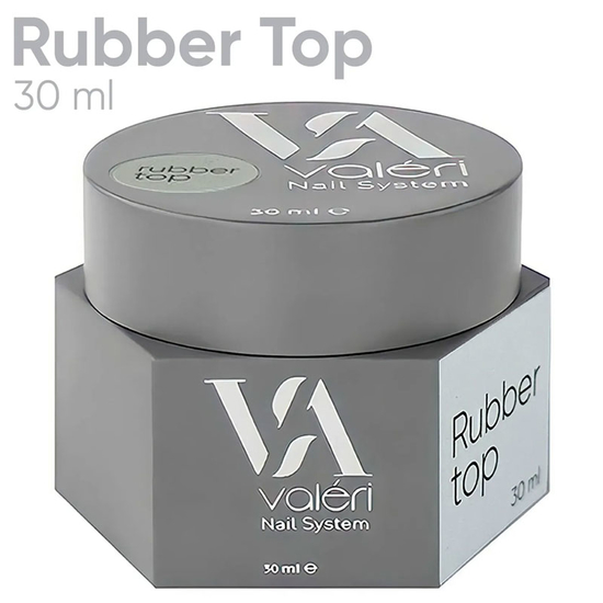 Valeri Rubber top Топ для гель-лаку, 30 мл, Об`єм: 30 мл