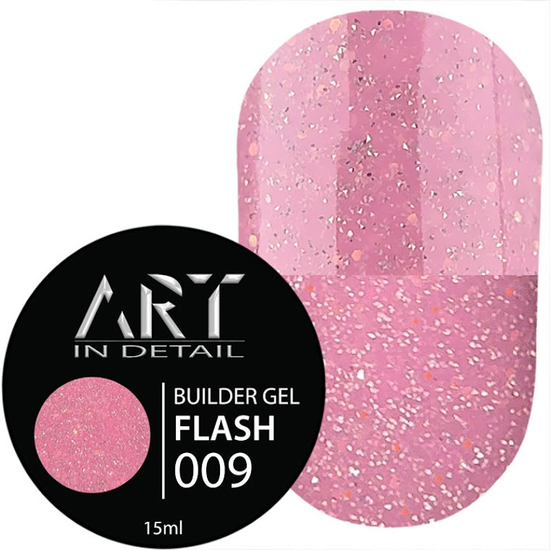 ART Builder Gel FLASH №009, 15 мл, Колір: 009