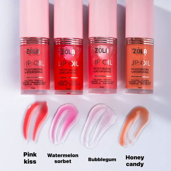 Масло губ ZOLA Lip Oil Honey Candy теплая карамель 7 мл, Цвет: Honey Candy3
