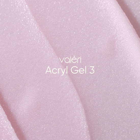 Акрил-гель Valeri Acryl Gel №03 Бело-розовый 30 мл, Объем: -30 мл, Цвет: 032