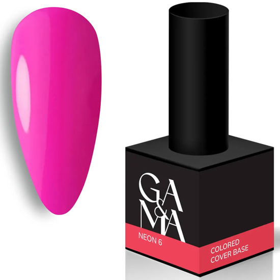База неонова GaMa Cover Base Colored Neon №006 15 мл, Об`єм: 15 мл, Колір: 006